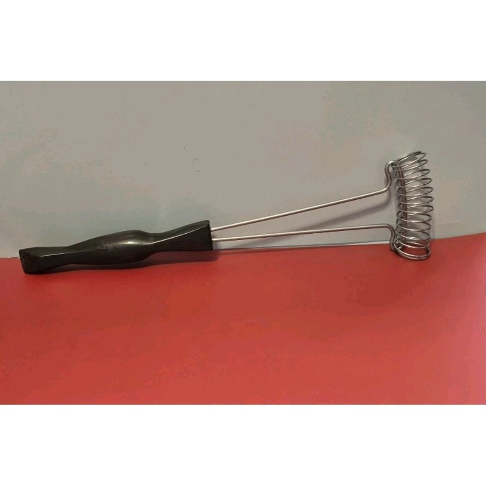 Vintage CUTCO Model 1714 Mix-Stir Whisk Classic Brown Stainless Steel Handle